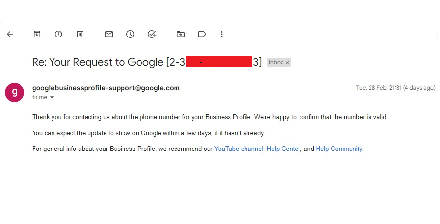 Google My Business suspended 1