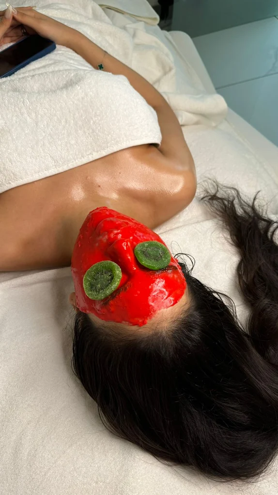 Facial treatment at Somaya Skincare Dubai