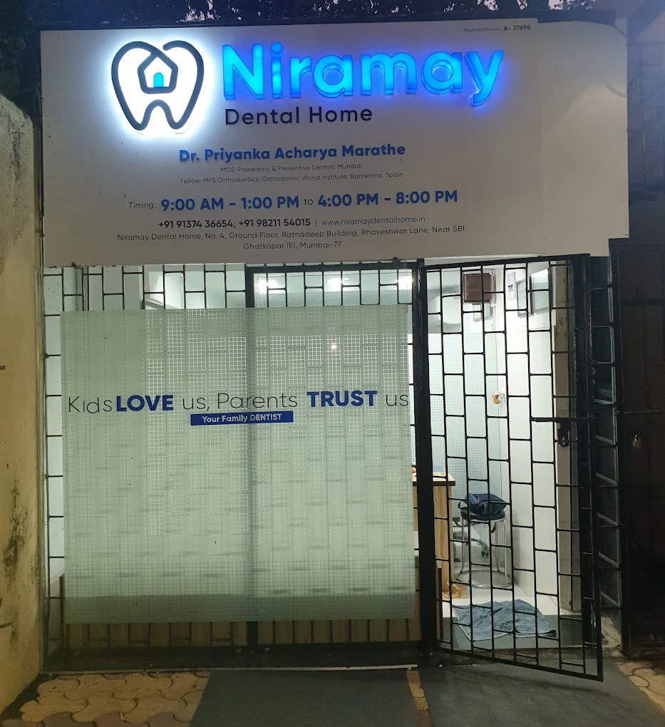 Happy child patient at Niramay Dental Clinic