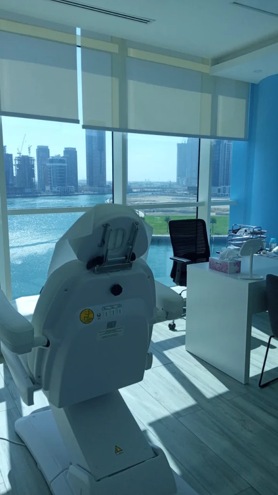 Skin treatment session at Velvet Touch Clinic